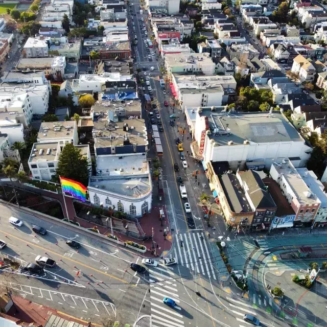 Aerial of the Castro District